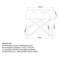 Discount ๐ Entryway Benches !nspire Stainless Steel Velvet Bench ๐งจ 21 Discount ๐ Entryway Benches !nspire Stainless Steel Velvet Bench ๐งจ -Indoor Benches Shop detail7WORW188