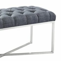 Discount 🎁 Entryway Benches Armen Living Noel Fabric Contemporary Bench 🥰 -Indoor Benches Shop detailAA1275