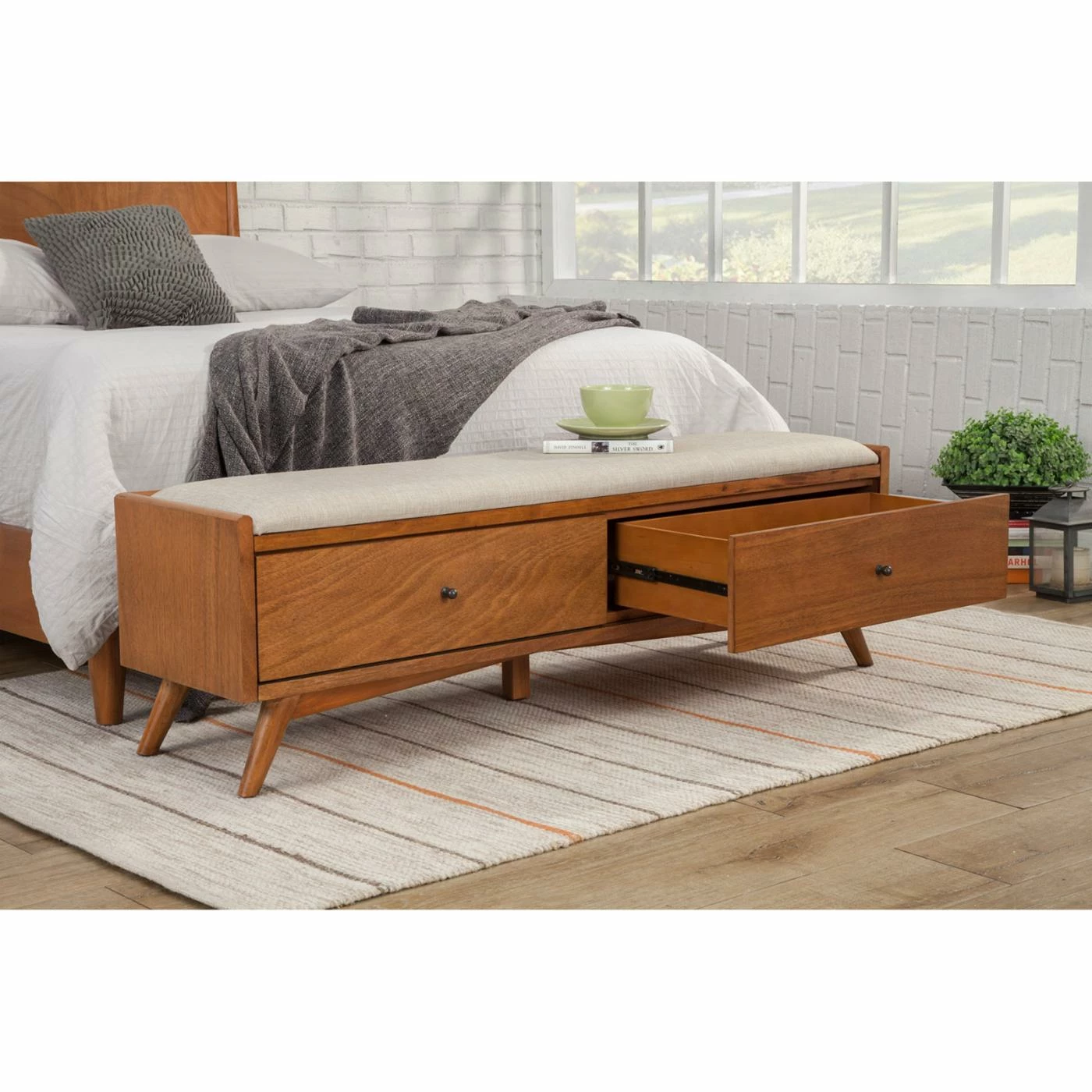 Best Sale ๐ Bedroom Benches Alpine Furniture Flynn Bench ๐คฉ 5 Best Sale ๐ Bedroom Benches Alpine Furniture Flynn Bench ๐คฉ - Image 3