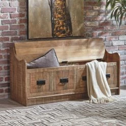 Discount ⌛ Indoor Storage Benches Signature Design By Ashley Garrettville Storage Bench ⌛ -Indoor Benches Shop detailASHY6001