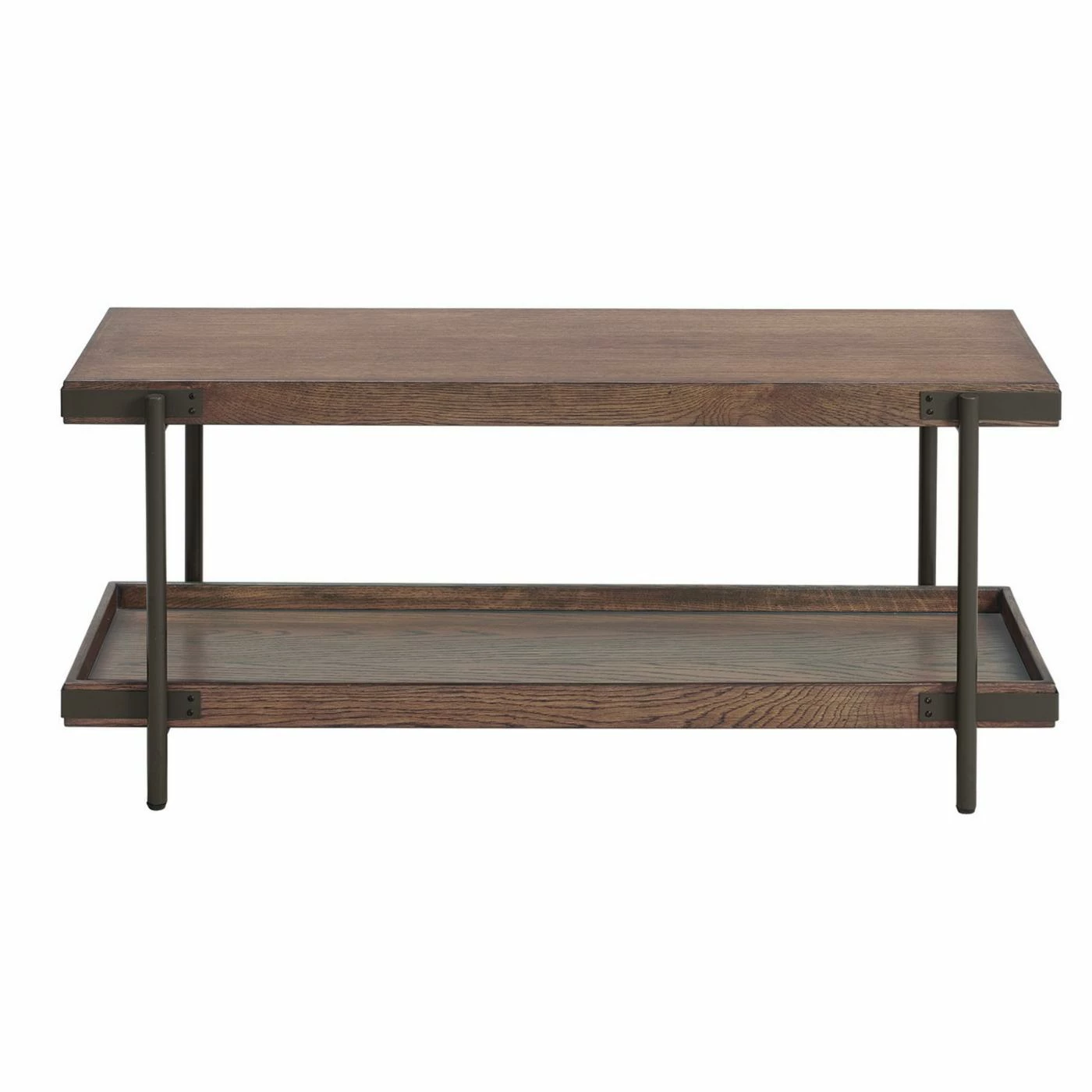 Best Pirce ๐ Alaterre Furniture Entryway Benches Kyra 42"L Oak And Metal Bench With Shelf โ๏ธ 4 Best Pirce ๐ Alaterre Furniture Entryway Benches Kyra 42"L Oak And Metal Bench With Shelf โ๏ธ - Image 2
