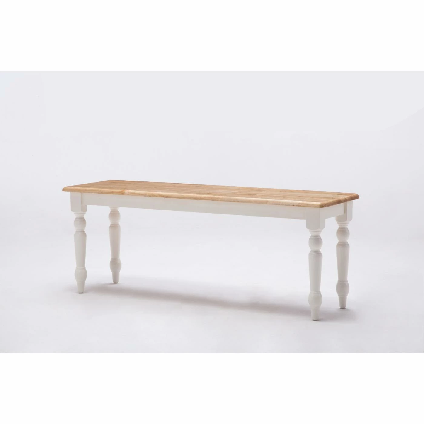 Cheapest 🔔 Kitchen & Dining Benches Boraam Farmhouse Dining Bench - White/Natural 👍 5 Cheapest 🔔 Kitchen & Dining Benches Boraam Farmhouse Dining Bench - White/Natural 👍 - Image 3