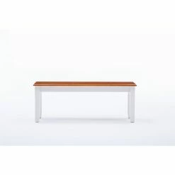 Best Sale 🥰 Kitchen & Dining Benches Boraam Bloomington Dining Bench - White & Honey Oak ✔️ 12 Best Sale 🥰 Kitchen & Dining Benches Boraam Bloomington Dining Bench - White & Honey Oak ✔️ -Indoor Benches Shop detailBOR242