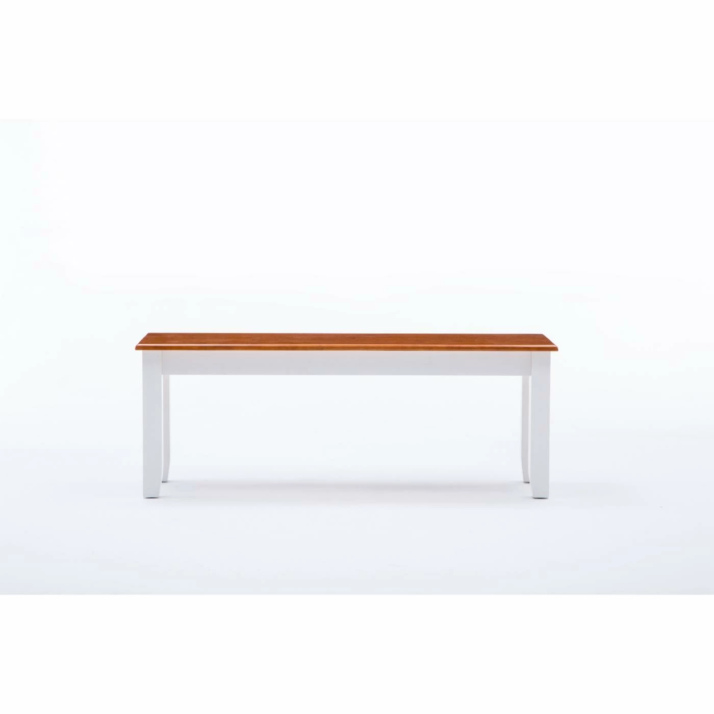 Best Sale 🥰 Kitchen & Dining Benches Boraam Bloomington Dining Bench - White & Honey Oak ✔️ 5 Best Sale 🥰 Kitchen & Dining Benches Boraam Bloomington Dining Bench - White & Honey Oak ✔️ - Image 3