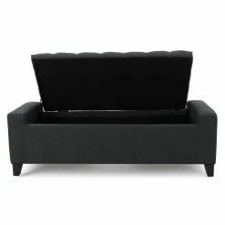 Best reviews of 🔥 Best Selling Home Ottoman Benches Clarke Fabric Storage Indoor Bench 🛒 -Indoor Benches Shop detailBSHD2582