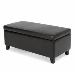 Cheap 💯 Best Selling Home Ottoman Benches Brahma Leather Storage Ottoman 😍 -Indoor Benches Shop detailBSHD2733