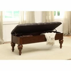 Cheapest 😍 Entryway Benches Coast To Coast Tufted Upholstered Accent Bench 🤩 -Indoor Benches Shop detailCTCI1421