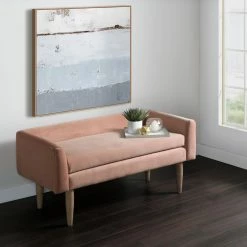 Best Pirce ❤️ Bedroom Benches Picket House Furnishings Bella Velvet Bedroom Bench 🎉 -Indoor Benches Shop detailELET1108