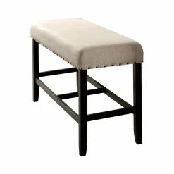 Cheapest ⭐ Kitchen & Dining Benches Furniture Of America Helin I Counter Height Dining Bench 🥰 -Indoor Benches Shop detailENLB4124