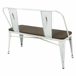 Buy 🛒 Entryway Benches LumiSource Oregon Industrial Farmhouse Entryway Bench 🌟 -Indoor Benches Shop detailLUS920