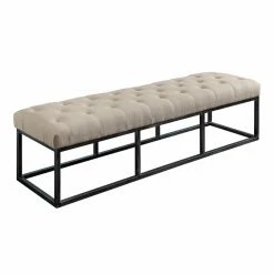 Buy 🤩 Bedroom Benches Serta Danes Tufted Bench With Iron Legs 👏 -Indoor Benches Shop detailMILL238