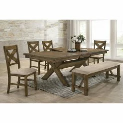 Buy 😀 Kitchen & Dining Benches Roundhill Furniture Raven Upholstered Backless Dining Bench 👍 -Indoor Benches Shop detailROUN532