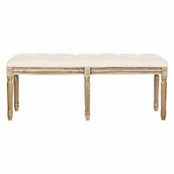 Deals ๐ Bedroom Benches Safavieh Rocha French Brasserie Tufted Traditional Rustic Wood Bench ๐ 14 Deals ๐ Bedroom Benches Safavieh Rocha French Brasserie Tufted Traditional Rustic Wood Bench ๐ -Indoor Benches Shop detailSAV5504