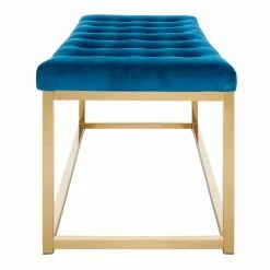 New 🥰 Bedroom Benches Safavieh Reynolds Velvet Bench 🥰 -Indoor Benches Shop detailSAV9629