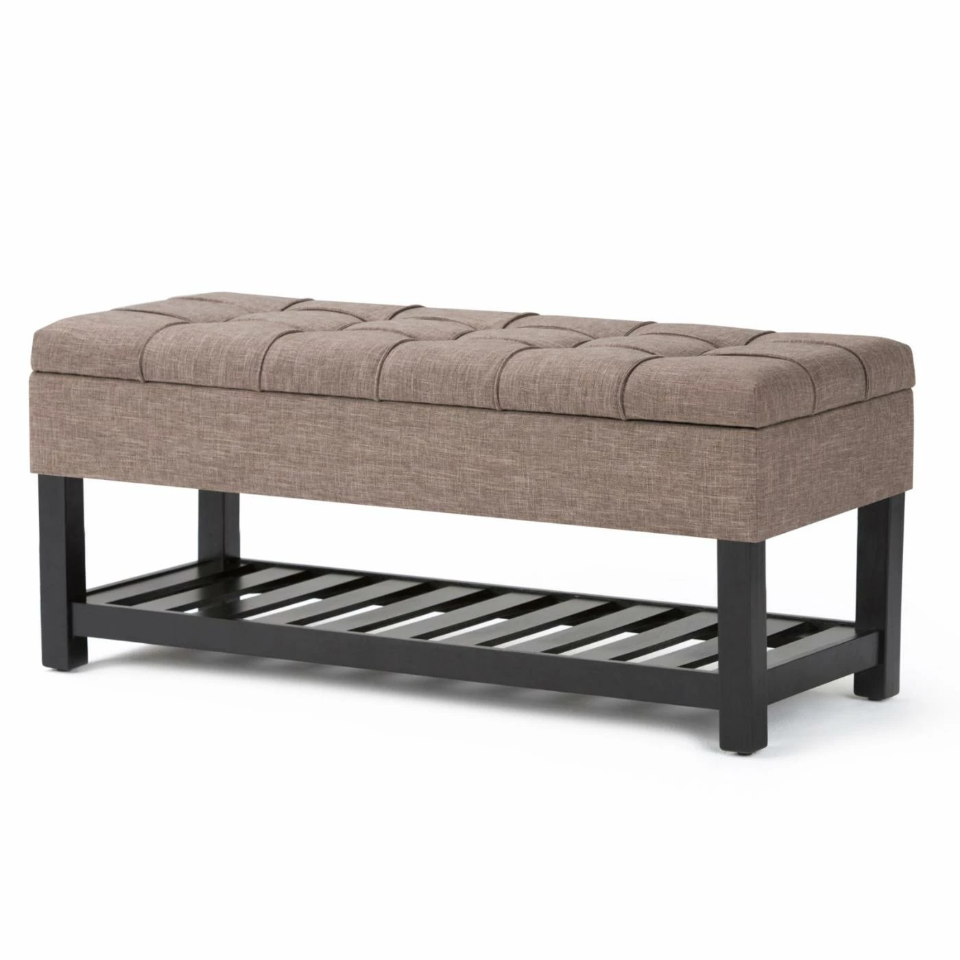 Cheap 🛒 Brooklyn & Max Indoor Storage Benches Brooklyn + Max Hayden Faux Leather Storage Ottoman Bench 🔔 5 Cheap 🛒 Brooklyn & Max Indoor Storage Benches Brooklyn + Max Hayden Faux Leather Storage Ottoman Bench 🔔 - Image 3