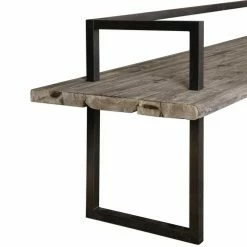Buy 🔔 Entryway Benches HN Home Clermont Modern Farmhouse Reclaimed Wood Bench 🌟 -Indoor Benches Shop detailUMC7791