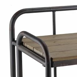 Cheap 🎁 Indoor Storage Benches American Mercantile Metal And Wood Indoor Storage Bench 💯 -Indoor Benches Shop detailVIPI461