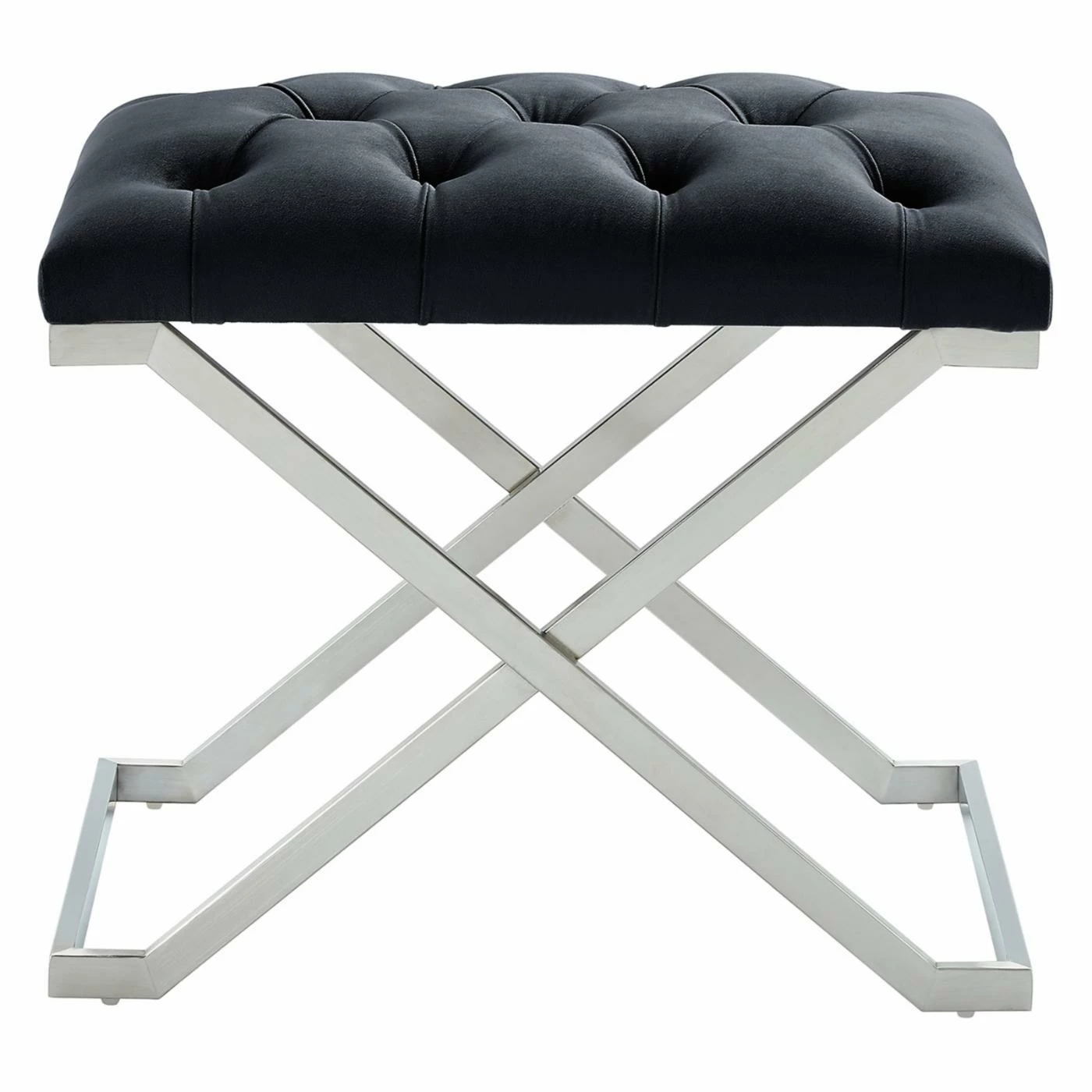 Discount ๐ Entryway Benches !nspire Stainless Steel Velvet Bench ๐งจ 5 Discount ๐ Entryway Benches !nspire Stainless Steel Velvet Bench ๐งจ - Image 3