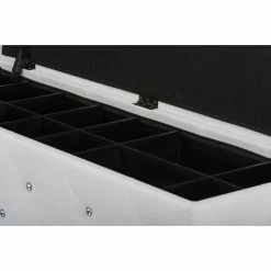 Promo 😉 Bedroom Benches Baxton Studio Seine Storage Bench 👏 -Indoor Benches Shop detailWSI2531