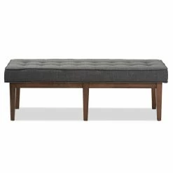 Best reviews of 🛒 Entryway Benches HN Home Waterbury Transitional Fabric Button-Tufted Bench 💯 -Indoor Benches Shop detailWSI3604