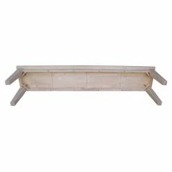 Outlet 💯 Kitchen & Dining Benches International Concepts Shaker Style Bench 😉 -Indoor Benches Shop detailWWI450