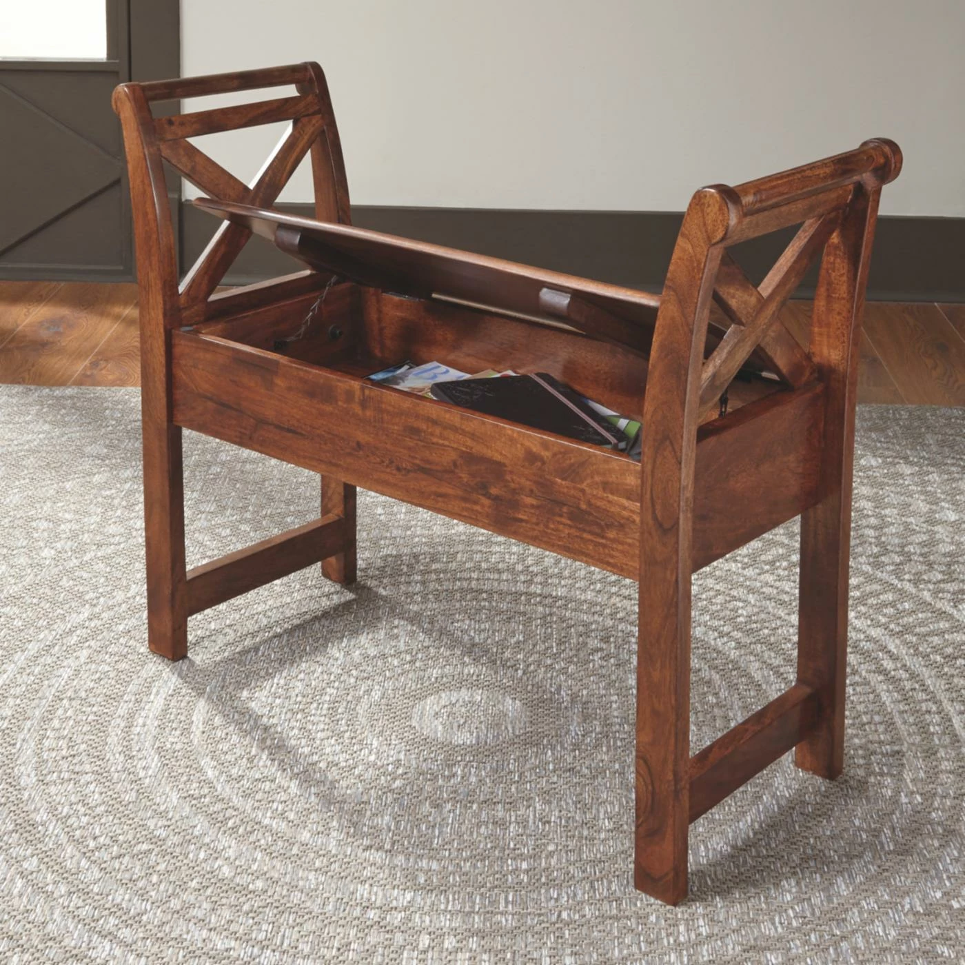 Outlet ๐ Entryway Benches Signature Design By Ashley Abbonto Flip Top Indoor Accent Bench โ 4 Outlet ๐ Entryway Benches Signature Design By Ashley Abbonto Flip Top Indoor Accent Bench โ - Image 2