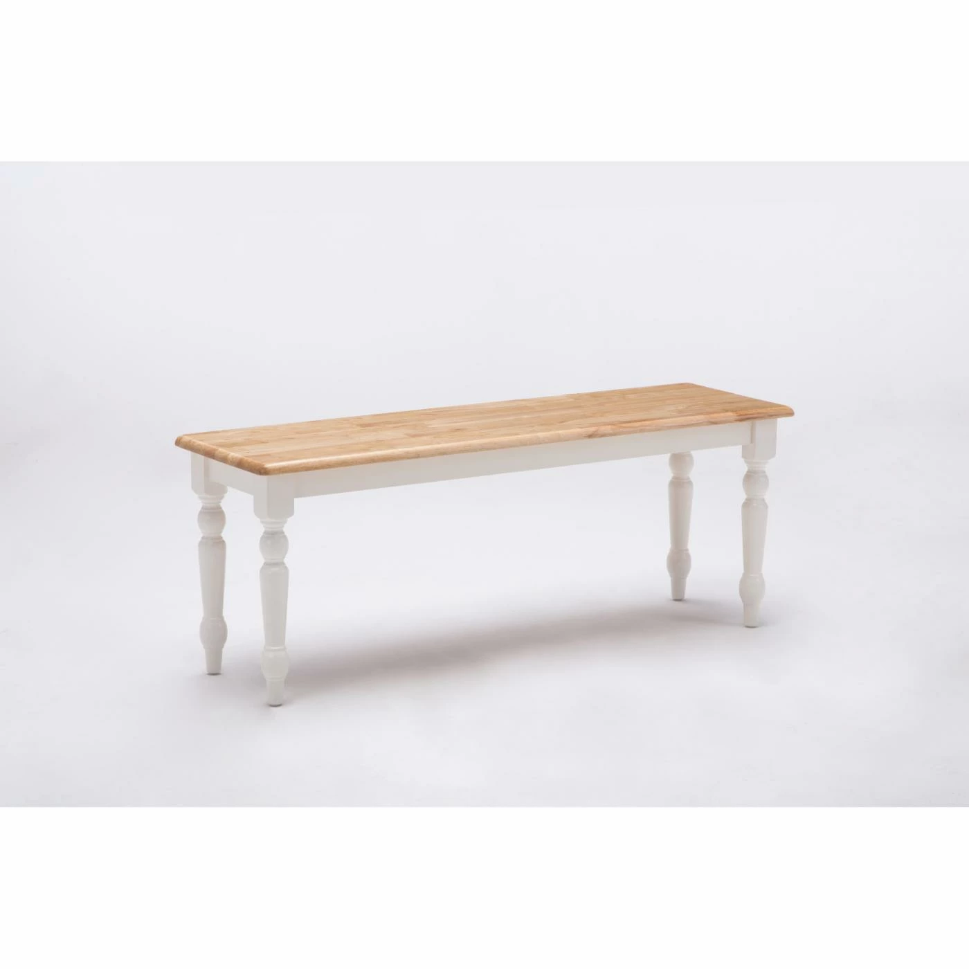 Cheapest 🔔 Kitchen & Dining Benches Boraam Farmhouse Dining Bench - White/Natural 👍 4 Cheapest 🔔 Kitchen & Dining Benches Boraam Farmhouse Dining Bench - White/Natural 👍 - Image 2