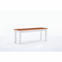 Best Sale 🥰 Kitchen & Dining Benches Boraam Bloomington Dining Bench - White & Honey Oak ✔️ 11 Best Sale 🥰 Kitchen & Dining Benches Boraam Bloomington Dining Bench - White & Honey Oak ✔️ -Indoor Benches Shop inuseBOR242