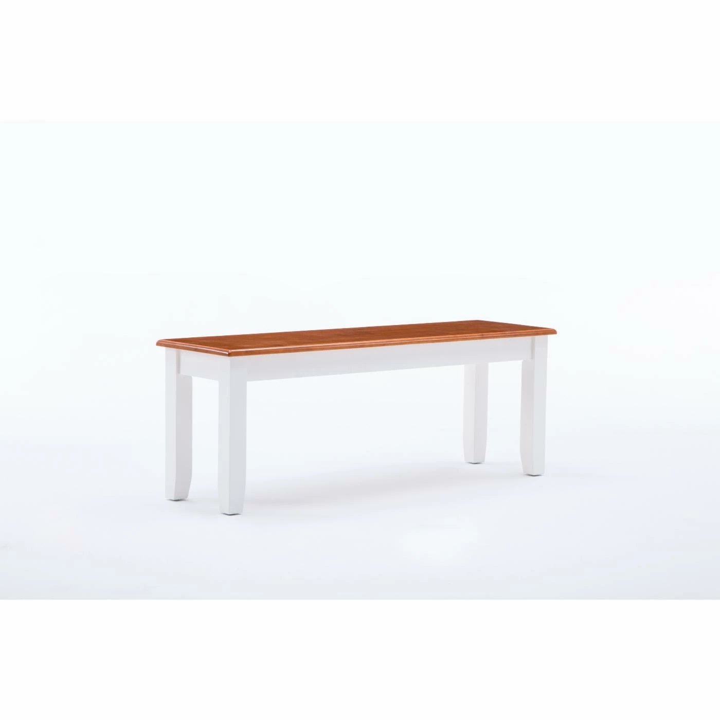 Best Sale 🥰 Kitchen & Dining Benches Boraam Bloomington Dining Bench - White & Honey Oak ✔️ 4 Best Sale 🥰 Kitchen & Dining Benches Boraam Bloomington Dining Bench - White & Honey Oak ✔️ - Image 2