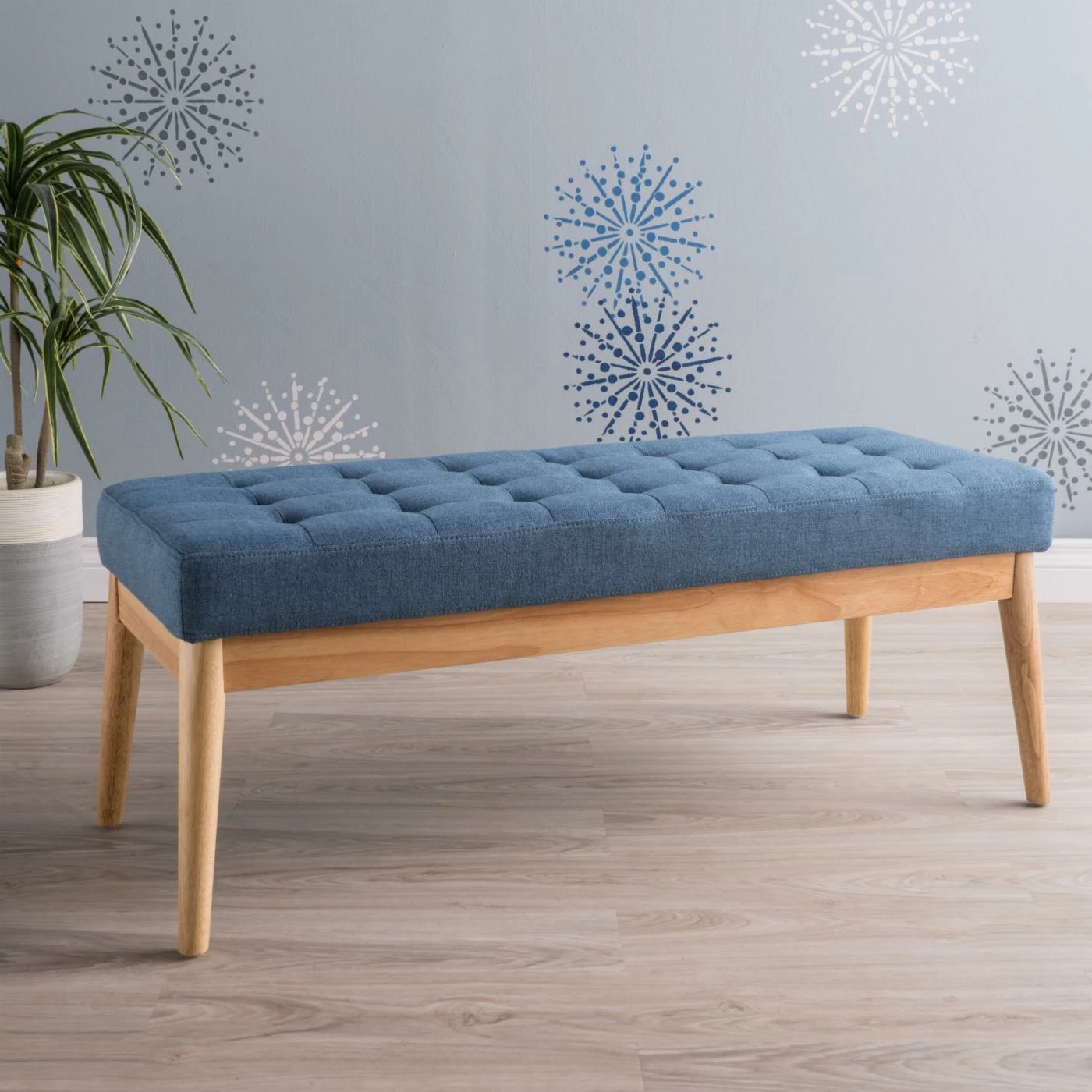 Top 10 💯 Best Selling Home Entryway Benches Saxon Fabric Indoor Bench 👍 4 Top 10 💯 Best Selling Home Entryway Benches Saxon Fabric Indoor Bench 👍 - Image 2