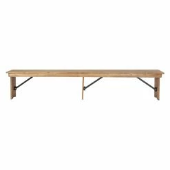 Hot Sale ⭐ Entryway Benches Flash Furniture Hercules Folding Farm Bench ✨ -Indoor Benches Shop inuseFLSH2119