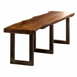 Deals 🔥 Hillsdale Furniture Kitchen & Dining Benches Hillsdale Emerson Bench - Natural Sheesham 🌟 -Indoor Benches Shop inuseHL4508