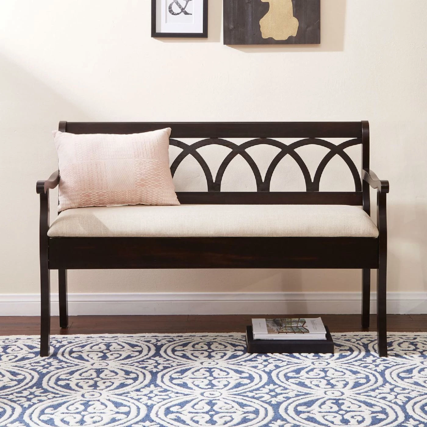 Budget 😀 Indoor Storage Benches OSP Home Furnishings Coventry Wooden Storage Bench 👍 4 Budget 😀 Indoor Storage Benches OSP Home Furnishings Coventry Wooden Storage Bench 👍 - Image 2