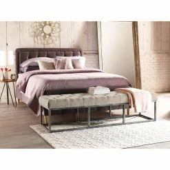 Buy 🤩 Bedroom Benches Serta Danes Tufted Bench With Iron Legs 👏 -Indoor Benches Shop inuseMILL238