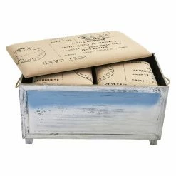 Best reviews of 😀 Indoor Storage Benches Nearly Natural Ocean Breeze Storage Bench And Seating Set - Set Of 3 🧨 -Indoor Benches Shop inuseNN2823