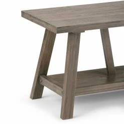Deals 🛒 Brooklyn & Max Entryway Benches Brooklyn + Max Everly Solid Pine Wood Entryway Bench 🔥 -Indoor Benches Shop inuseSIMP1220