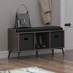 Budget 🔥 Entryway Benches RiverRidge Home Woodbury Collection Entryway Storage Bench ❤️ -Indoor Benches Shop inuseSOUC089