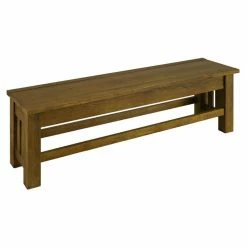 Best reviews of 👏 Kitchen & Dining Benches A-America Laurelhurst Rustic Oak Finish Bench ✨