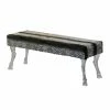 Promo 🔥 A & B Home Bedroom Benches A & B Home Mongolian Faux Fur Strip Bedroom Bench 🎁