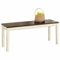 Best reviews of 🌟 Kitchen & Dining Benches Signature Design By Ashley Whitesburg Large Dining Bench 🤩