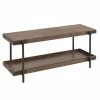 Best Pirce 👏 Alaterre Furniture Entryway Benches Kyra 42"L Oak And Metal Bench With Shelf ✔️ -Indoor Benches Shop masterASR10029