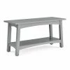 Cheap 🥰 Entryway Benches Alaterre Furniture Craftsbury 36 In. W Wood Entryway Bench, Gray 😍 -Indoor Benches Shop masterASR10089