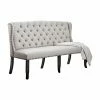 Hot Sale 😍 Settee Benches Benzara Tufted Upholstered Setee Bench ❤️ -Indoor Benches Shop masterBENZ8435