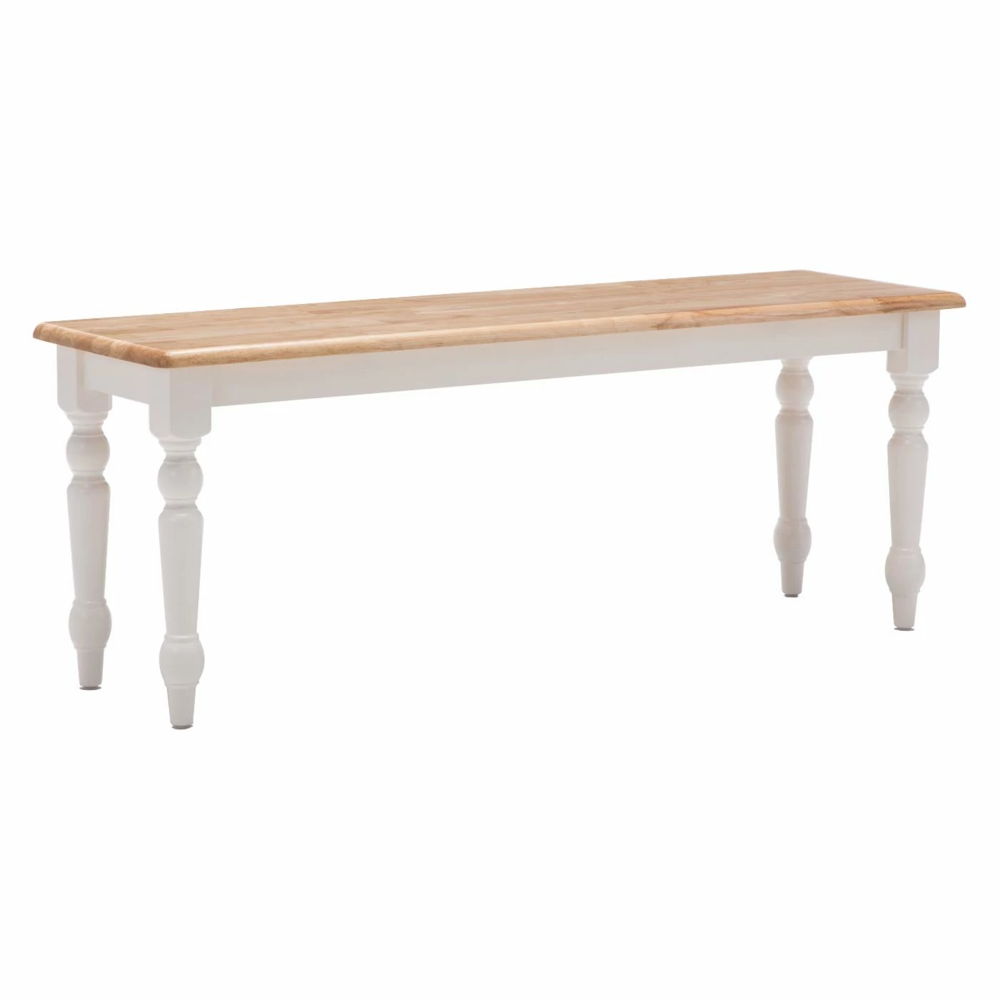 Cheapest 🔔 Kitchen & Dining Benches Boraam Farmhouse Dining Bench - White/Natural 👍 3 Cheapest 🔔 Kitchen & Dining Benches Boraam Farmhouse Dining Bench - White/Natural 👍