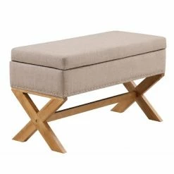 Top 10 🎉 Ottoman Benches Boraam Becky 39 In. Wide Storage Ottoman 🌟