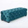 Hot Sale 🎁 Best Selling Home Bedroom Benches Barrett New Velvet Indoor Bench 🎉