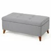 Best reviews of 😍 Ottoman Benches HN Home Sullivan Mid-Century Modern Fabric Storage Indoor Bench 😉