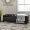 Brand new ⌛ Best Selling Home Ottoman Benches Oliver Leather Storage Indoor Bench 🎁 -Indoor Benches Shop masterBSHD2618