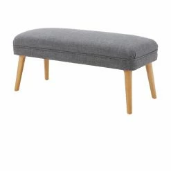 Buy 💯 Ottoman Benches HN Home Adjaye  Mid-Century Modern Upholstered Ottoman/Bench 🔥