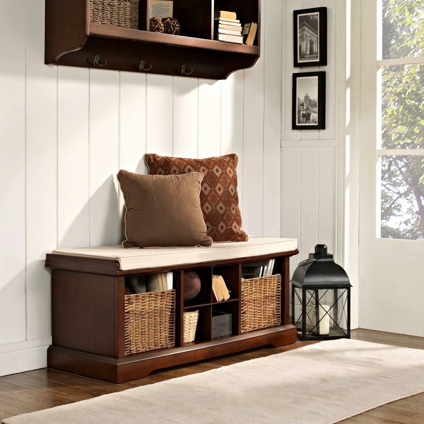 Best deal ✔️ Indoor Storage Benches Crosley Brennan Entryway Storage Bench - Mahogany ✔️ 3 Best deal ✔️ Indoor Storage Benches Crosley Brennan Entryway Storage Bench - Mahogany ✔️